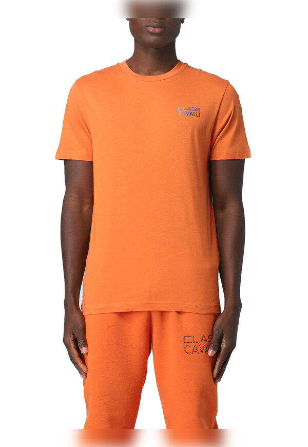 Cavalli Class Tshirt orange Herren