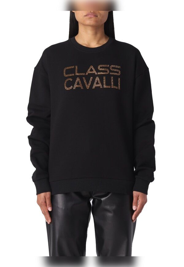 Cavalli Class Sweatshirt schwarz Damen PXT65M CF050 05051