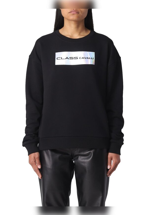 Cavalli Class Sweathirt schwarz Damen