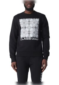 Cavalli Class Sweatshirt schwarz Herren