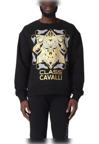 Cavalli Class Sweatshirt schwarz Herren