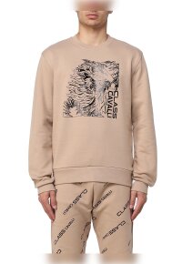 Cavalli Class Sweatshir beige Herren