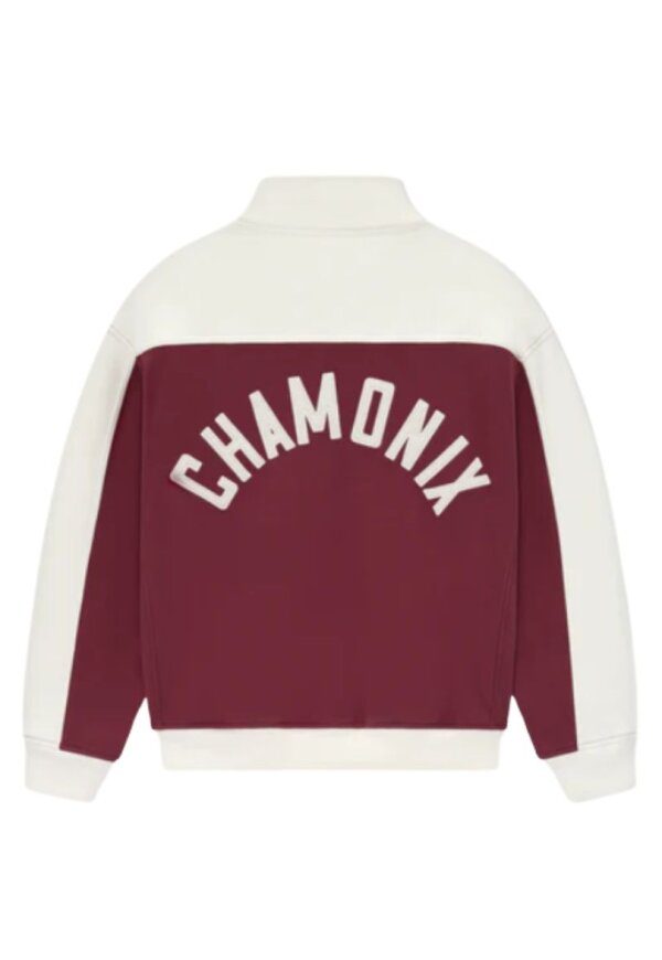 Rhude kastanienbraunes Swatshirt mit Viertelreissverschluss Damen