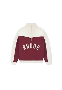 Rhude kastanienbraunes Sweatshirt mit...