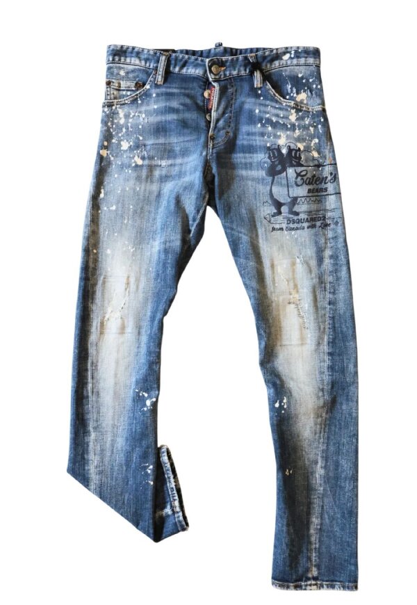 Dsquared2 Jeans Herren Medium Washed Designer Denim