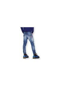 Dsquared2 Medium Bleached Spots Wash Sexy Twist Jeans Herren Blau