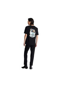Balmain Logodruck T-shirt Schwarz Herren
