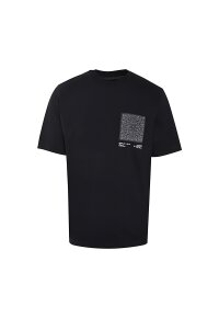 AMIRI T-Shirt Schwarz mit Bandana Optik Herren