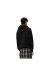 Loewe Anagram Kapuzenpullover mit Reißverschluss aus Wolle Schwarz Herren