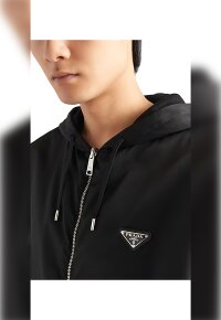 Prada Re-Nylon Jacke Herren Schwarz