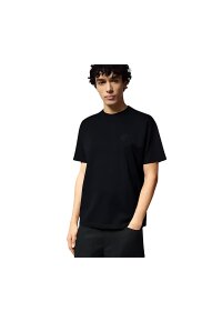 Louis Vuitton T-Shirt aus Baumwollpiqué mit Damier-Motiv Schwarz Herren