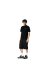 Louis Vuitton T-Shirt aus Baumwollpiqué mit Damier-Motiv Schwarz Herren