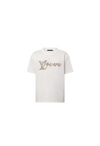Louis Vuitton besticktes T-Shirt Herren