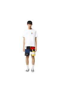 Louis Vuitton Grafisches T-Shirt aus Baumwolle Weiß...
