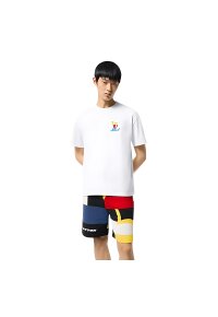 Louis Vuitton Grafisches T-Shirt aus Baumwolle Weiß Herren