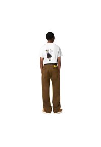 Louis Vuitton Grafisches T-Shirt aus Baumwolle mit Stickereien Weiß Herren
