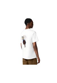 Louis Vuitton Grafisches T-Shirt aus Baumwolle mit Stickereien Weiß Herren