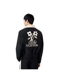 Louis Vuitton mit Logostickerei Schwarz Herren