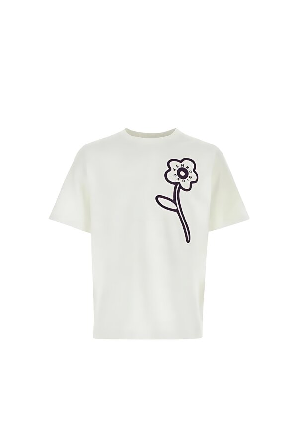 KENZO T-Shirt mit Print Herren Weiß