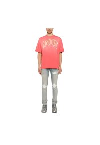 Amiri Logodruck Vintage T-Shirt Rot Herren